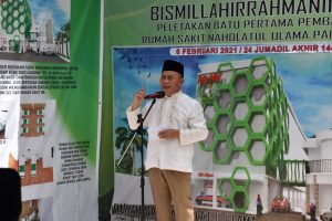 Gubernur Menghadiri Peletakan Batu Pertama Pembangunan RS NU 2