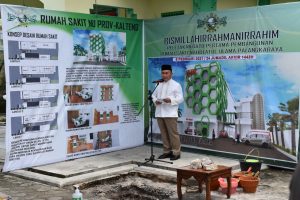 Gubernur Menghadiri Peletakan Batu Pertama Pembangunan RS NU