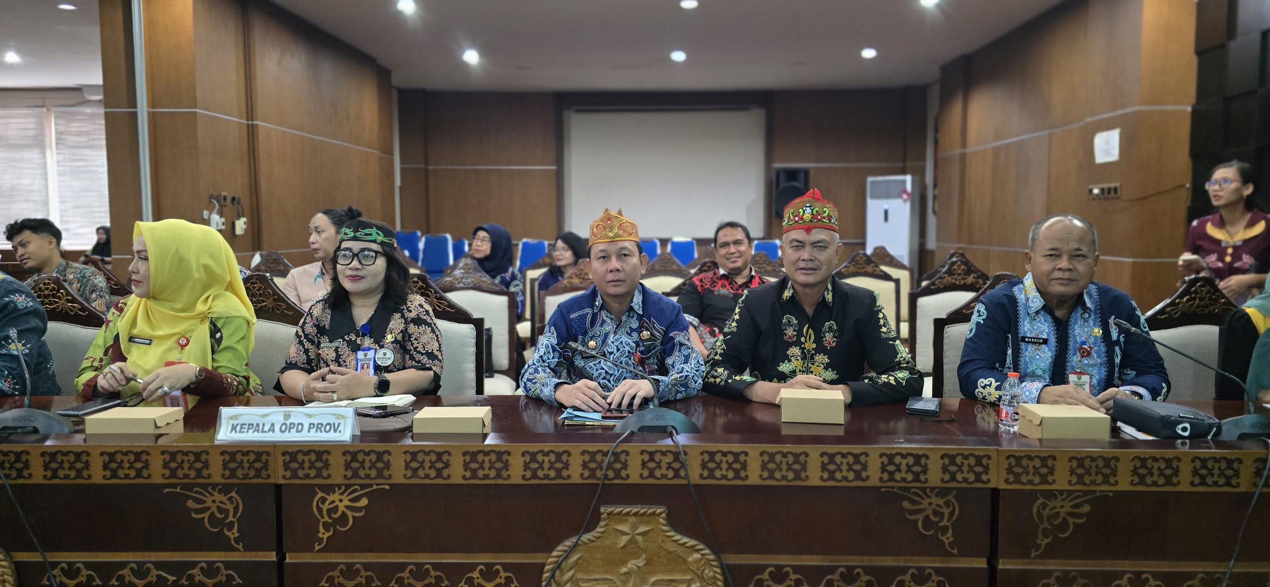 Kepala DPMPTSP Prov. Kalteng Hadiri Audiensi Penyampaian Atensi Hasil Pengawasan Badan Pengawasan Keuangan dan Pembangunan