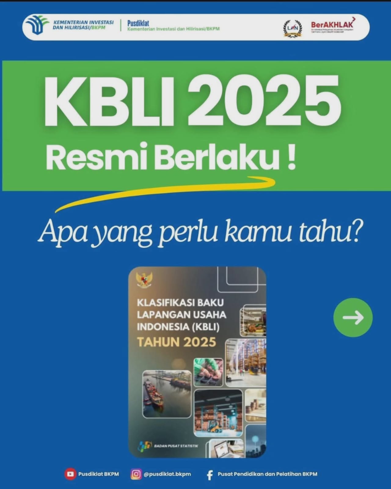 KBLI 2025 Resmi Berlaku, Pemerintah Dorong Penyesuaian Dunia Usaha dan Investasi